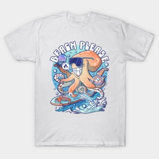 Beach Please funny shore pun T-Shirt